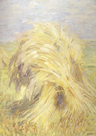 Franz Marc Sheaf of Grain (mk34) France oil painting art